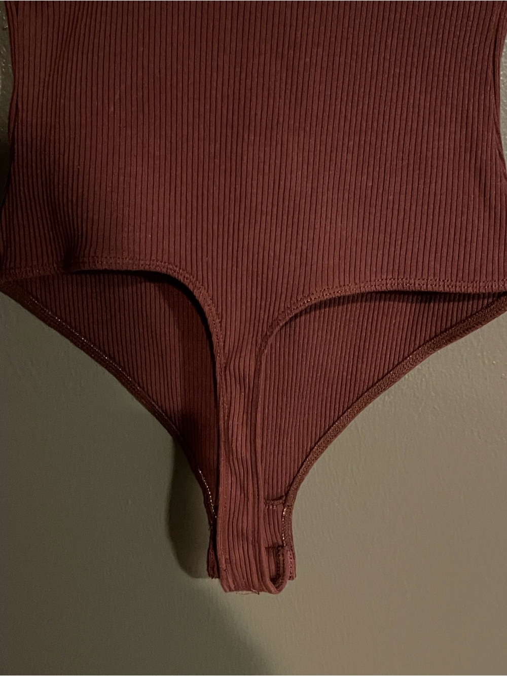 Free People Intimately Bodysuit S Brown In The City Underwire Ribbed Corset Top - Picture 8 of 11